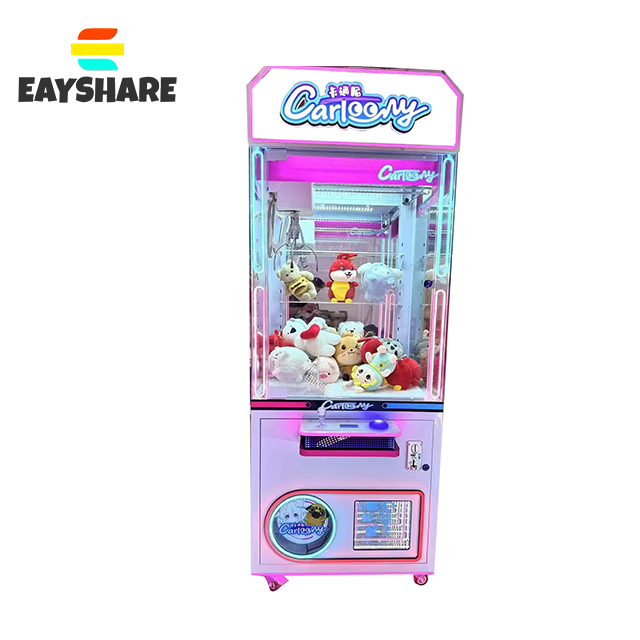 Customize Toy Crane Arcade Game Machine Coin Operated Plush Claw Doll Vending Machine With Coin Acceptor