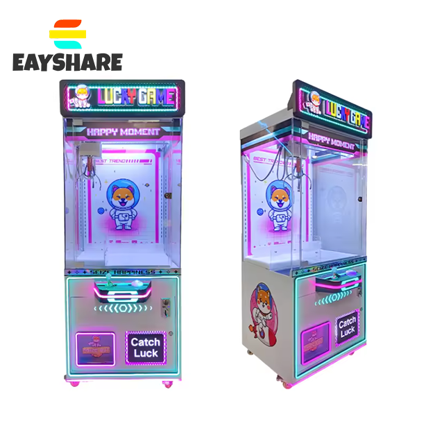 Hot Sale Debit Credit Card Payment Toy Arcade Crane Toy  Claw Machine Coin Operated Dolls Gifts Game Catcher Games Machine