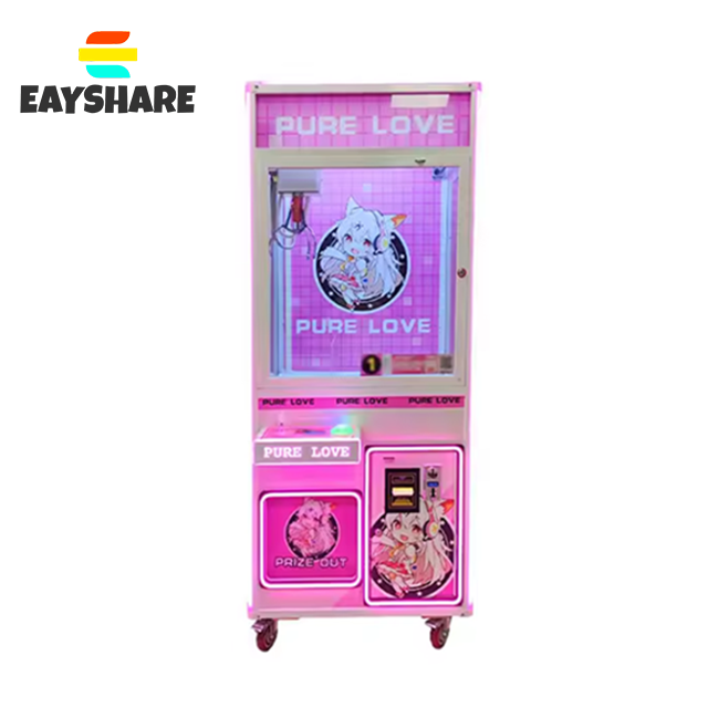 Customize NFC Pay Coin Operated Toy Vending Arcade Claw Crane Machine Cheap Bill Operated Doll Claw Machine With Cash Acceptor