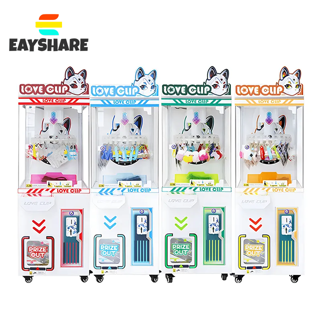 Cheap Price Arcade Clip Prize Game Machine Coin Operated Machine Kids Toy Mini Claw Machine for Sale