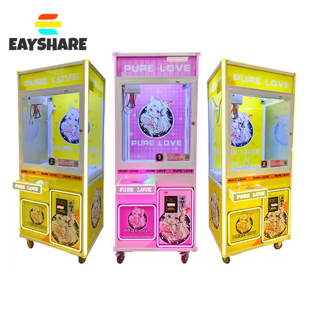 Customize POS&NFC Pay Claw Machine Indoor Play Area Equipment Crane Machine Token Coin Operated Catch Doll Gift Game Machine
