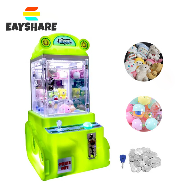 NFC Pay Factory Wholesale Coin Operated Arcade Game Cheap Mini Claw Machine for Small Toy Claw Crane Machine