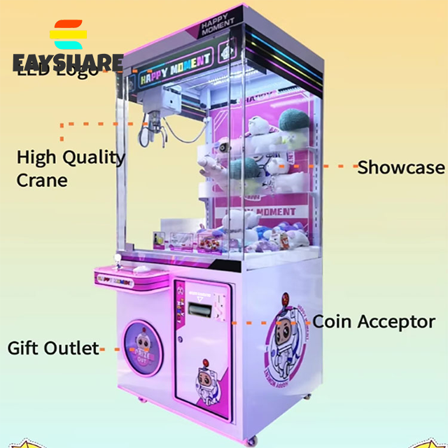 Customized New Design Prize Gift Crane Claw Catcher Machine Grab Toy Doll Claw Crane Machine Coin Operated Game Machine