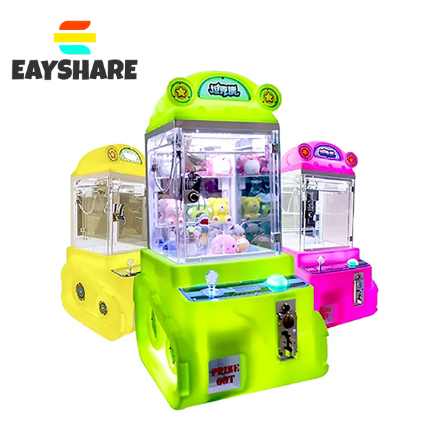 Factory Price Coin Operated Mini Claw Machine Plastic Doll Arcade Mini Crane Machine Claw Machine for Sale