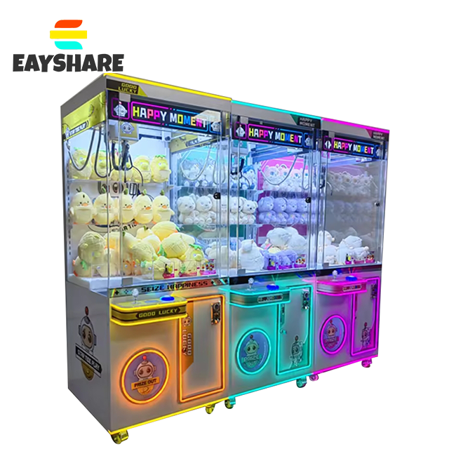 Toy Plush Catcher Claw Machine With Bill Acceptor Arcade Game Prize Doll Grabber Coin Pusher Claw Crane Machine for Sale