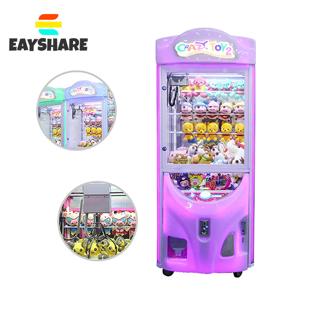 Coin Operated Game Machine Arcade Game Claw Machine Plush Toys Claw Crane Machine for Indoor Amusement