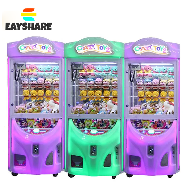 Coin Operated Game Machine Arcade Game Claw Machine Plush Toys Claw Crane Machine for Indoor Amusement