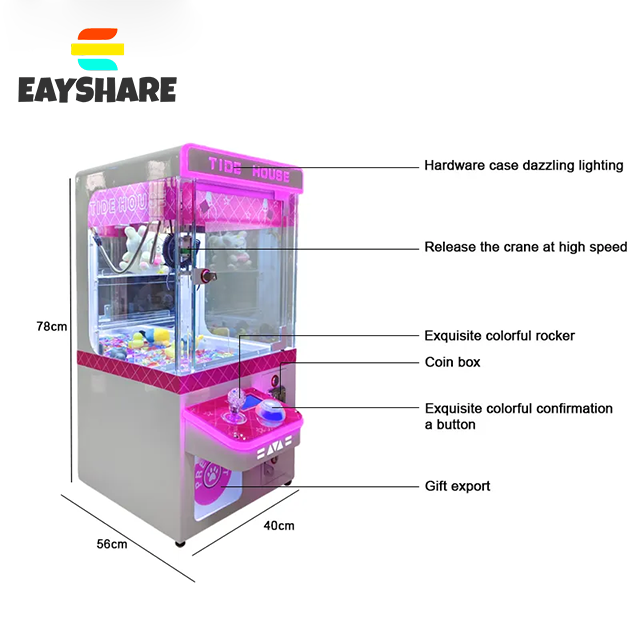 Factory Price Cheap Arcade Small Mini Doll Claw Crane Machine Plush Toys Claw Machine for Sale