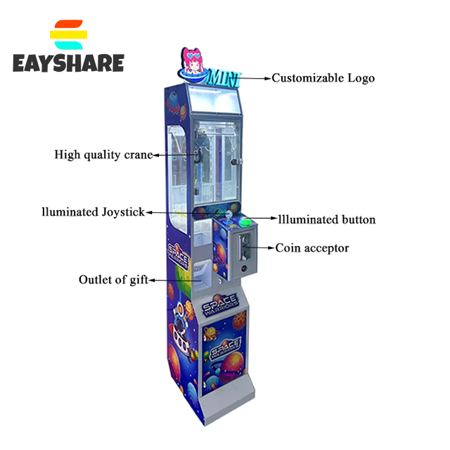 Factory Wholesale Crane Game Machine Coin Operated Arcade Cheap Kids Children Doll Claw Game Machine for Sale
