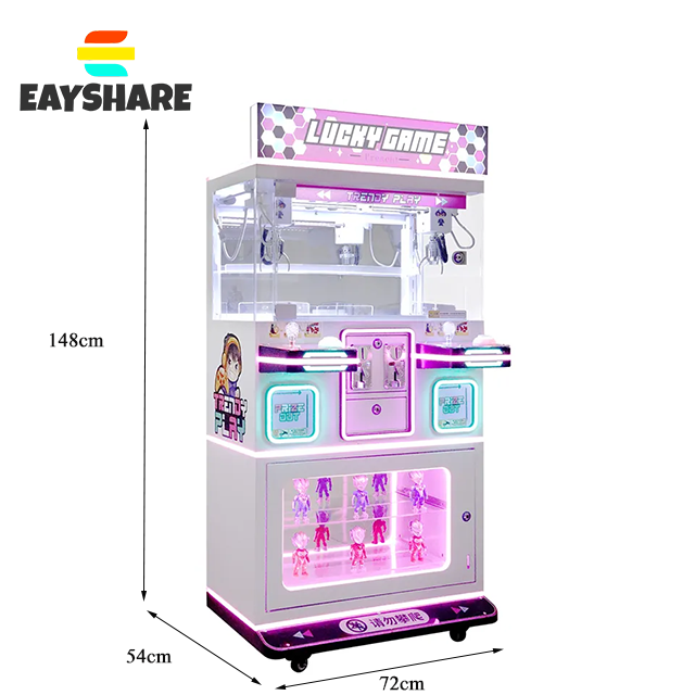 Factories Amusement Park Arcade Game Machine Arcade Mini 2 Player Claw Crane Machine for Sale