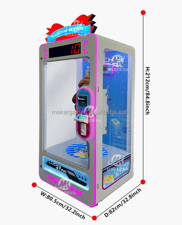 MK Factory Direct Prize Game Machine Coin Operated Cutting Arcade Scissor Cut Prize Machine for Sale