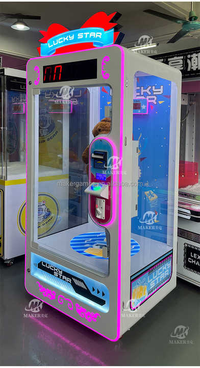 MK Factory Direct Prize Game Machine Coin Operated Cutting Arcade Scissor Cut Prize Machine for Sale
