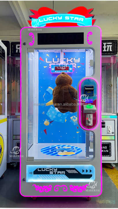 MK Factory Direct Prize Game Machine Coin Operated Cutting Arcade Scissor Cut Prize Machine for Sale