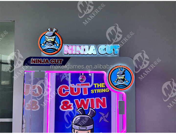 Factory Direct Cut Prize Single Player Scissors  Claw Toy Arcade Machine for Sale Cut Prize Gift Machine