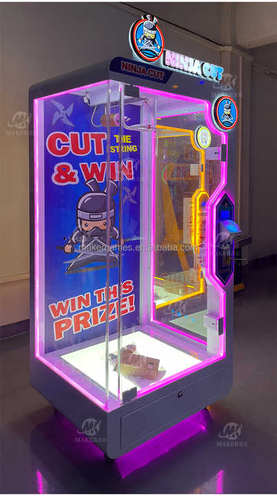 Factory Direct Cut Prize Single Player Scissors  Claw Toy Arcade Machine for Sale Cut Prize Gift Machine