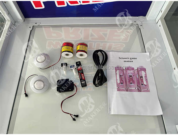 Factory Direct Cut Prize Single Player Scissors  Claw Toy Arcade Machine for Sale Cut Prize Gift Machine