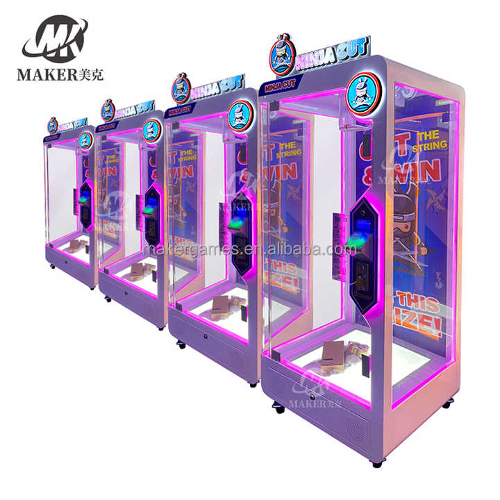 Factory Direct Cut Prize Single Player Scissors  Claw Toy Arcade Machine for Sale Cut Prize Gift Machine