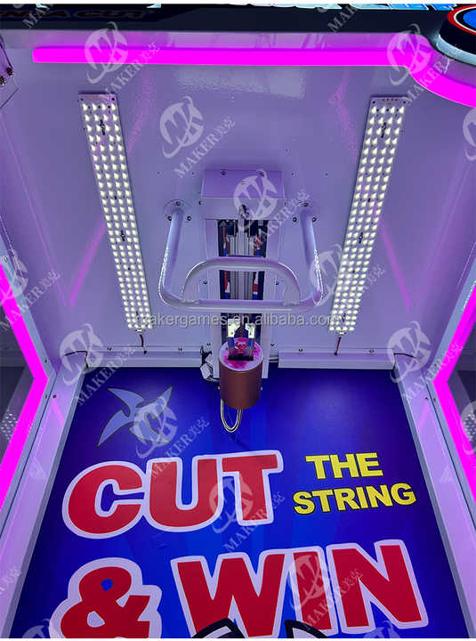 Factory Direct Cut Prize Single Player Scissors  Claw Toy Arcade Machine for Sale Cut Prize Gift Machine