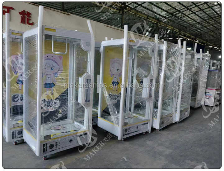 Factory Direct Indoor Coin Operate Cut Prize Game Machine Scissor Big Plush Toy Vending Machine