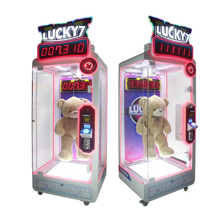 Coin Operate Prize Game Lucky Gift Machine Bill Acceptor Arcade Clamp Gift Game Machine Lucky 7 Machine for Sale