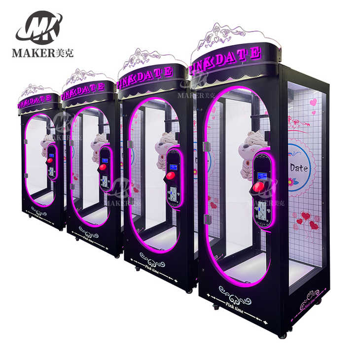 Maker Coin Operated pink Date Cut 2  Automatic Cut the Rope Prize Big Stuffed Toys Scissors Game Machine for Sale