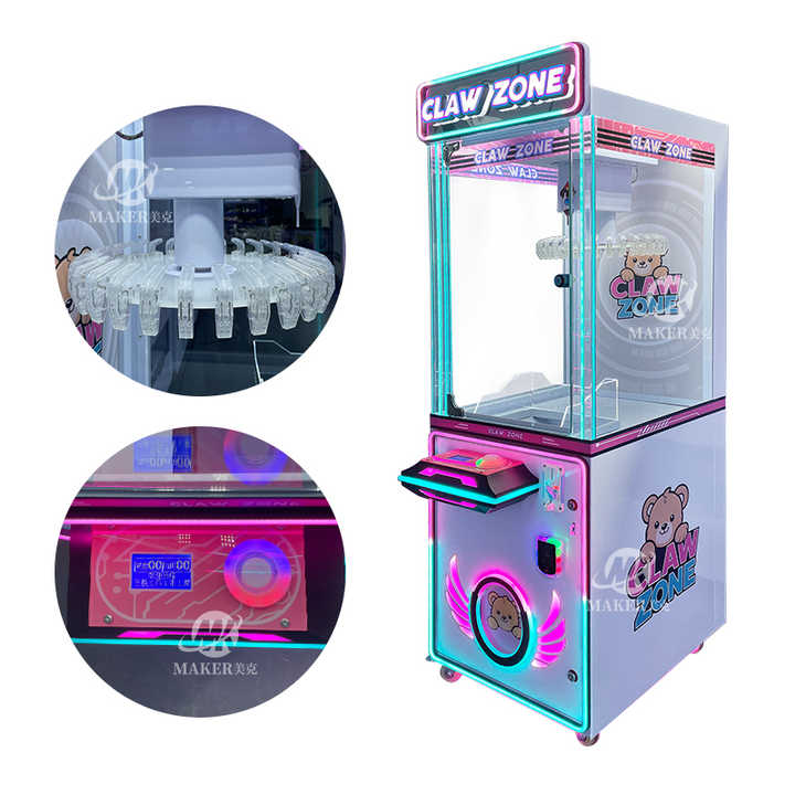 Maker Cheap Amusement Park Arcade Game Mini Clip Machine Small Toy Clip Prize Game Machine