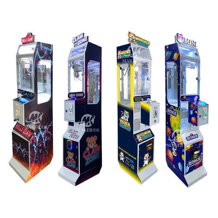 Maker Customized Small Mini Mega Rent Claw Machine Toy Prize Vending Doll Crane Game Machine with Coin Acceptor