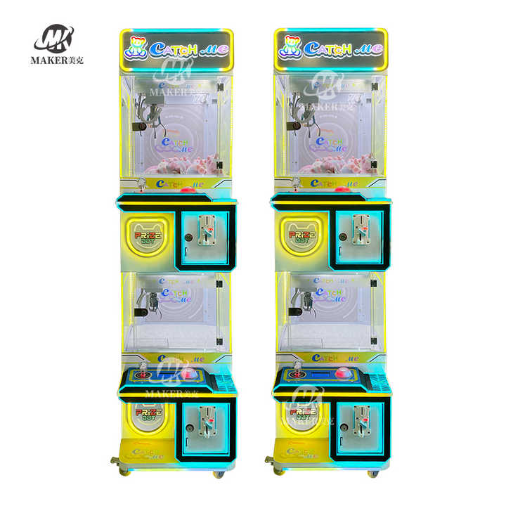 MAKER Hot Selling 2 Claws Mini Claw Crane Doll Machine Grab Mini Prize Coin Operated Games 2 Players Mini Claw Machine