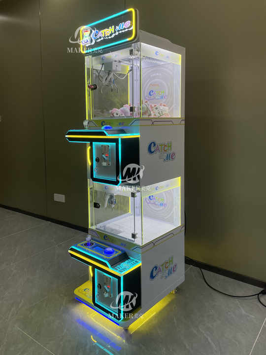 MAKER Hot Selling 2 Claws Mini Claw Crane Doll Machine Grab Mini Prize Coin Operated Games 2 Players Mini Claw Machine