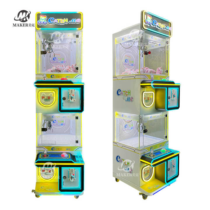 MAKER Hot Selling 2 Claws Mini Claw Crane Doll Machine Grab Mini Prize Coin Operated Games 2 Players Mini Claw Machine