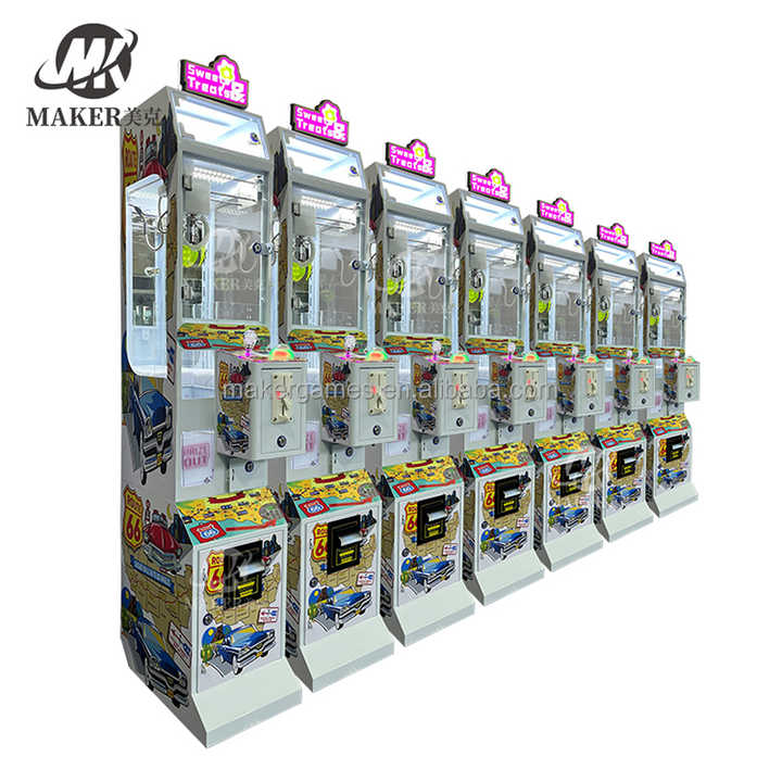 Maker Direct Factory Sale Mini Claw & Toy Crane Machine for Game Centers English Coin Payment Original Amusement Game Cabinet