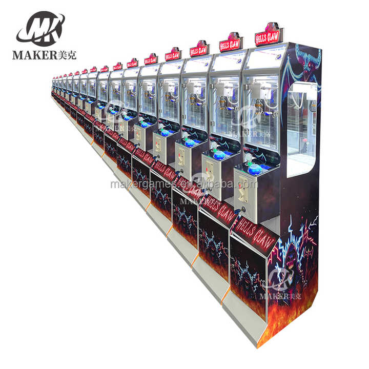 Maker Direct Factory Sale Mini Claw & Toy Crane Machine for Game Centers English Coin Payment Original Amusement Game Cabinet