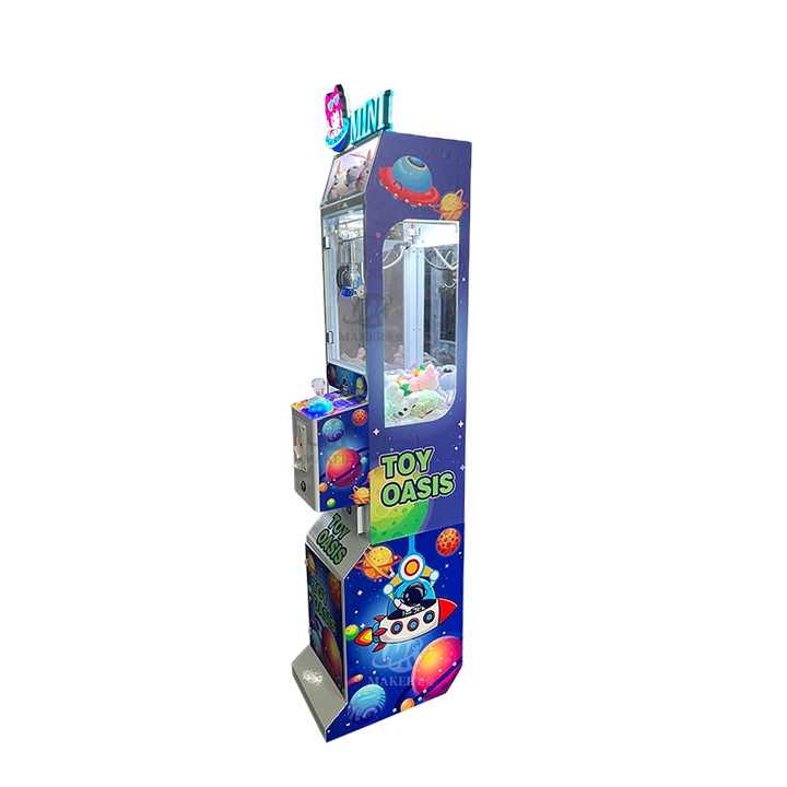 Maker Mini Claw Machine Small Toys Crane Vending Arcade Prizes Doll Gift Candy Coin Operated Game Machine with Bill Acceptor