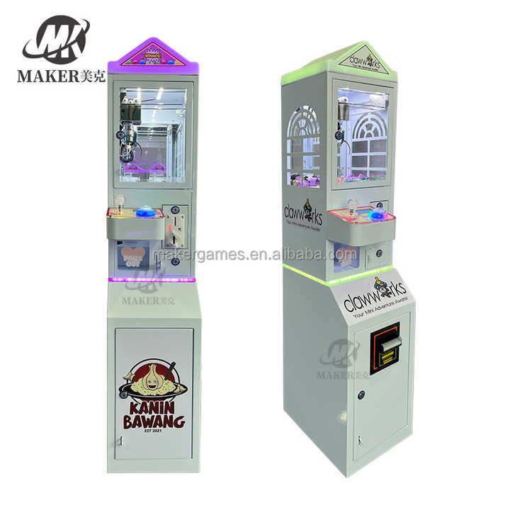 MAKER High Quality Mini Claw Machine Grab Mini Prize Support Customization Arcade Metal Coin Operated Game Mini Doll Machine