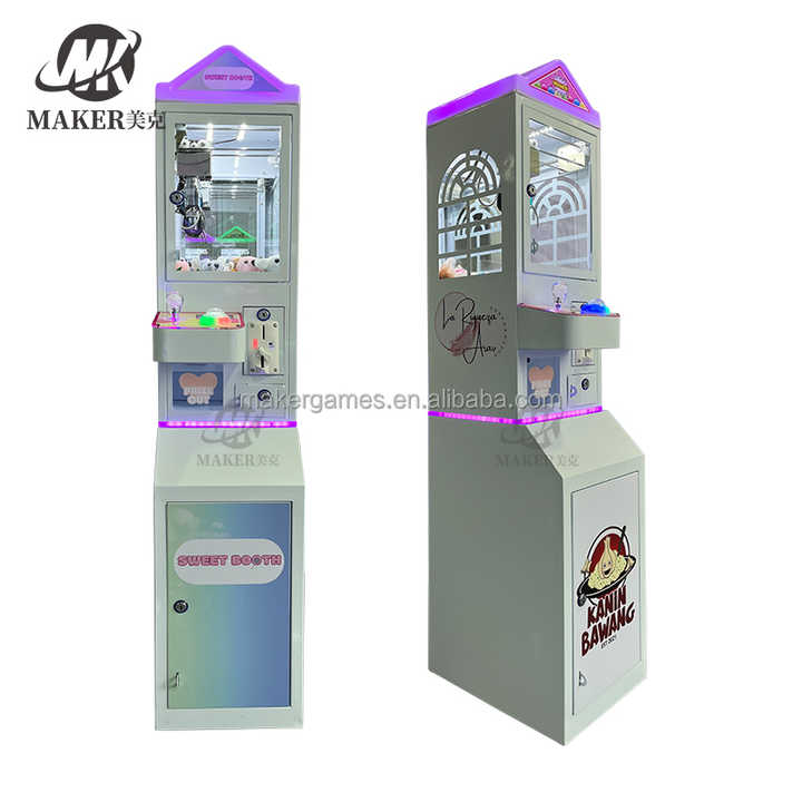 MAKER High Quality Mini Claw Machine Grab Mini Prize Support Customization Arcade Metal Coin Operated Game Mini Doll Machine