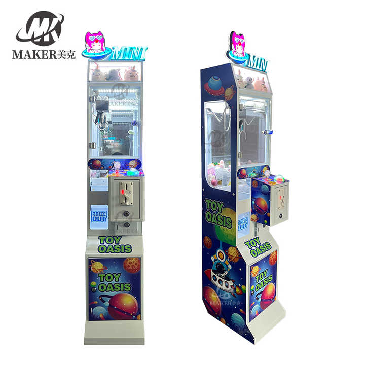 MAKER High Returns Support Customization 8 Styles Mini Claw Machine Grab Mini Prize Arcade Metal Coin Operated Game Doll Machine