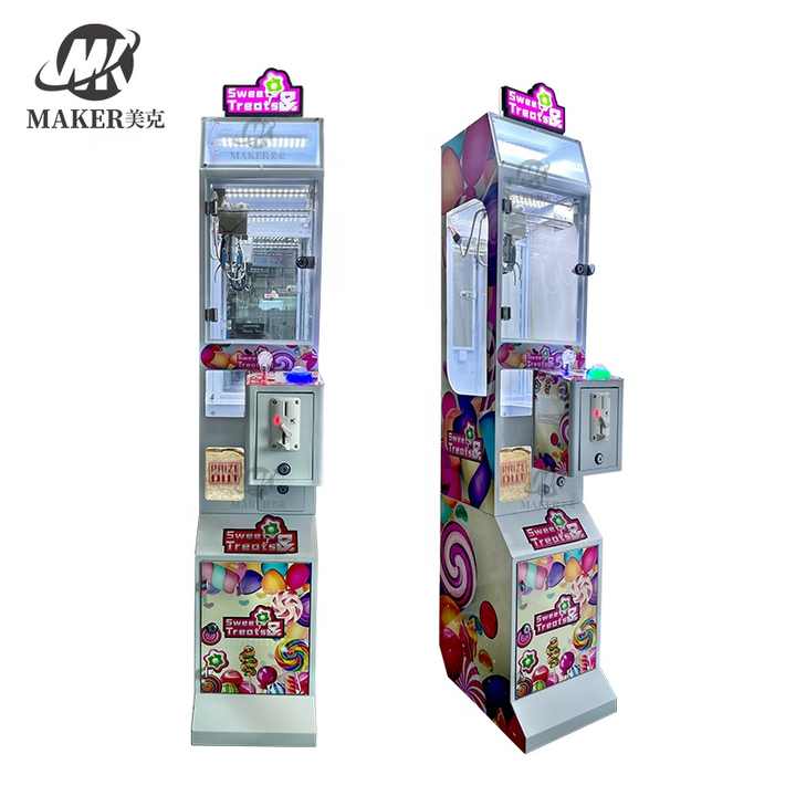 MAKER High Returns Support Customization 8 Styles Mini Claw Machine Grab Mini Prize Arcade Metal Coin Operated Game Doll Machine