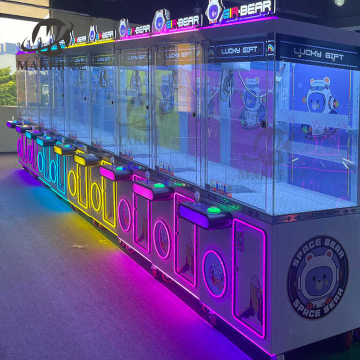 MAKER Factory Direct Grab Toy/Doll Game Doll Machine Metal Coin Operated Games Manufacturer Arcade Game Gir-Bear Claw Machine