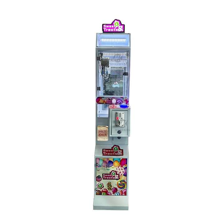 Maker Popular MEGA MINI Claw Crane Machine Coin Operated Prize Toy Mega Mini Crane Claw Game Machine With Coin Acceptor
