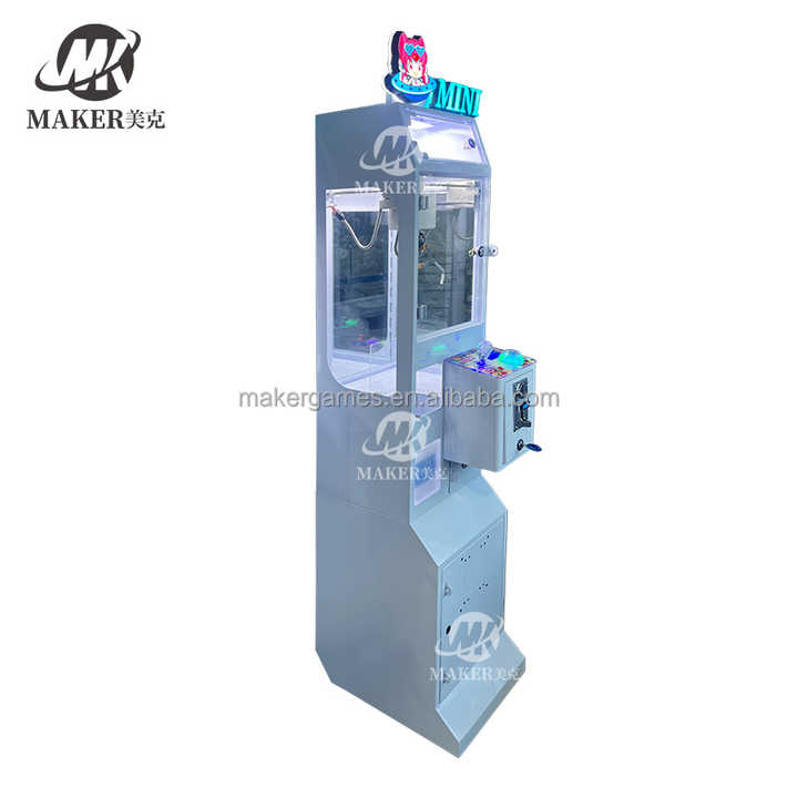 Maker Popular MEGA MINI Claw Crane Machine Coin Operated Prize Toy Mega Mini Crane Claw Game Machine With Coin Acceptor