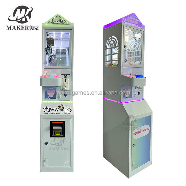 MAKER High Quality Mini Claw Machine Grab Mini Prize Arcade Game Iron Coin Operated Game Vending Mini Doll Machine