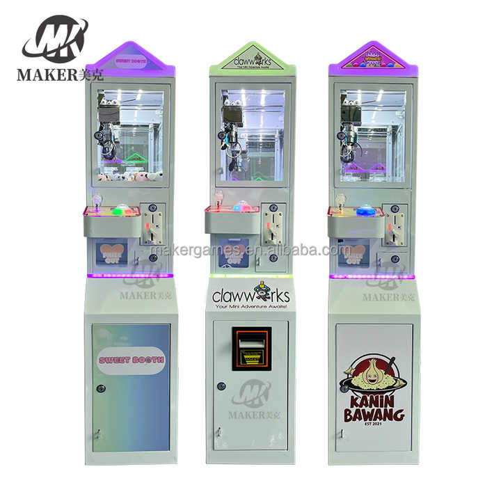 MAKER High Quality Mini Claw Machine Grab Mini Prize Arcade Game Iron Coin Operated Game Vending Mini Doll Machine