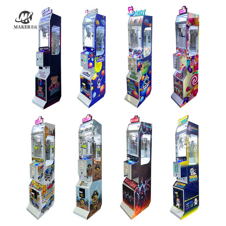 MAKER High Quality Mini Claw Machine Grab Mini Prize Arcade Game Iron Coin Operated Game Vending Mini Doll Machine