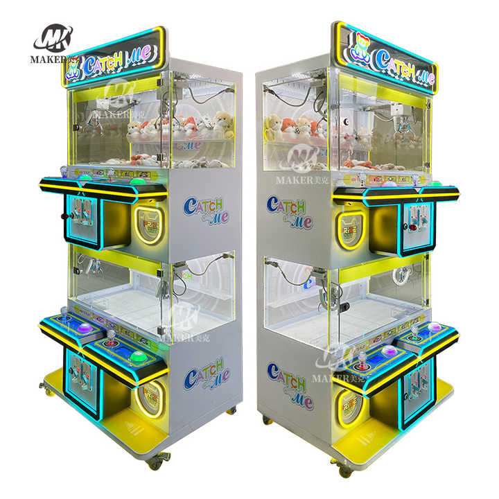 MAKER Hot Selling Commercial Plush Dolls Claw Crane Machine Factory Supply Coin Operated Toy Catcher Prize Arcade Doll Machine