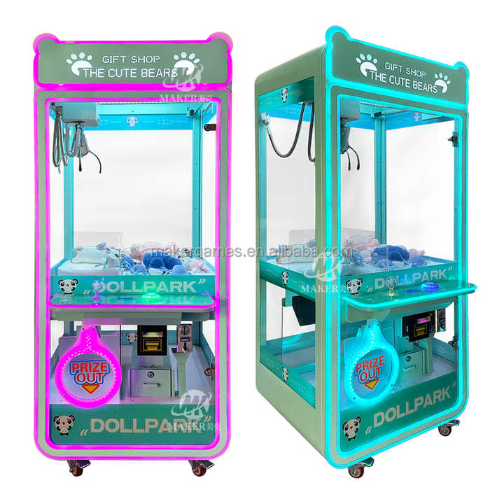 MAKER Hot Selling Commercial Plush Dolls Claw Crane Machine Factory Direct Supply Coin Operated Toy Catcher Prize Gift Machine