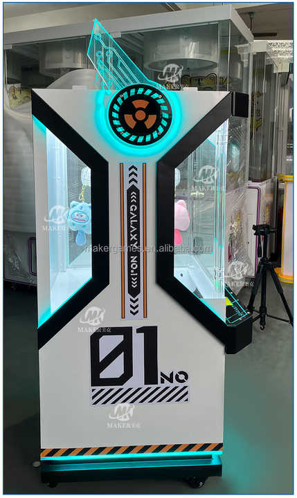 MAKER Clip Prize Game Cool Rabbit Arcade Gift Game Machine Metal Coin Operated Games Clip Machine Acrylic Claw Machine