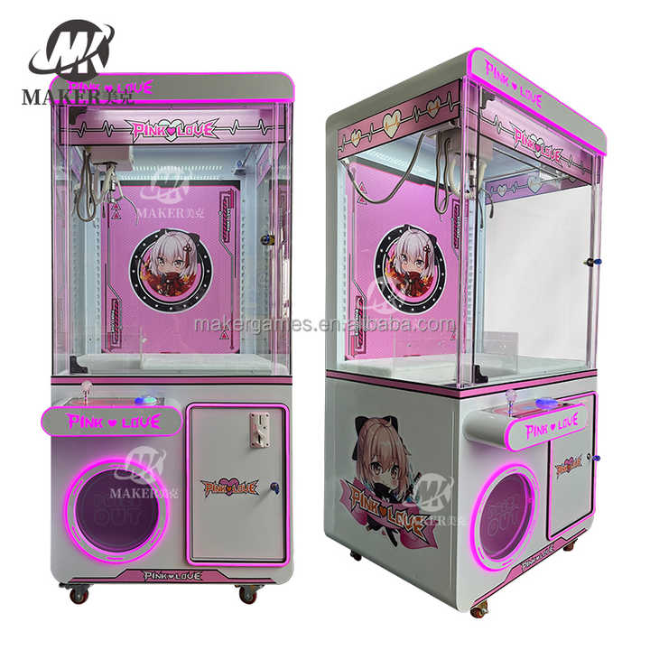 MAKER Grab Toy & Doll 5 Styles Doll Machine Give Away Doll Metal Coin Operated Games Arcade Game Claw Machine