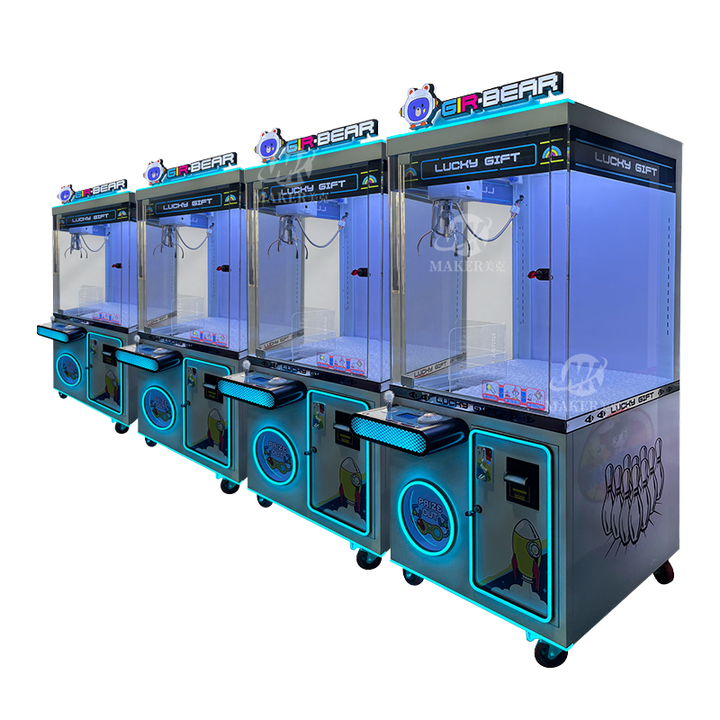 MAKER Grab Toy & Doll 5 Styles Doll Machine Give Away Doll Metal Coin Operated Games Arcade Game Claw Machine