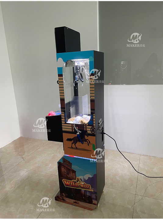 Maker Amusement Hot Sale 4 Prize Locker for Mini Claw Machine and Mega Mini Crane Machine With Display