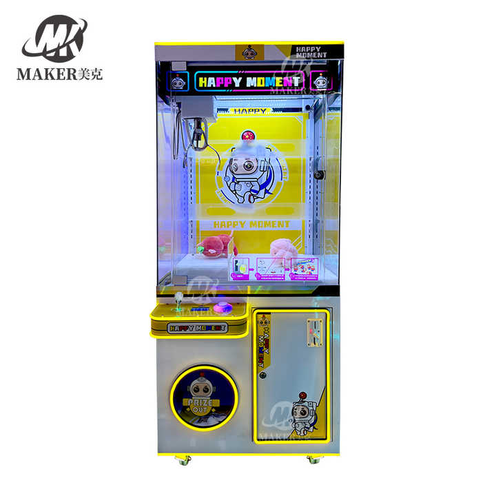 MAKER Grab Plush Doll/Toy Doll Machine Metal Coin Operated Games Arcade Game Happy Moment Claw Machine